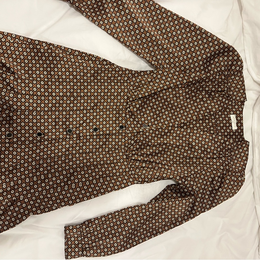 Sandro Printed Mini Dress